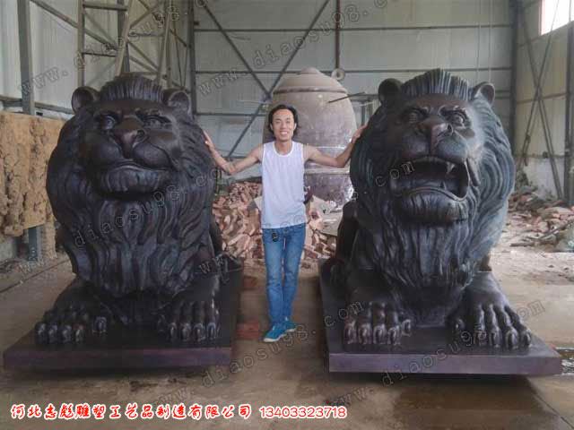 铜雕汇丰狮雕塑