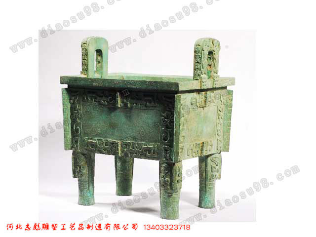 大型仿古方鼎铸造