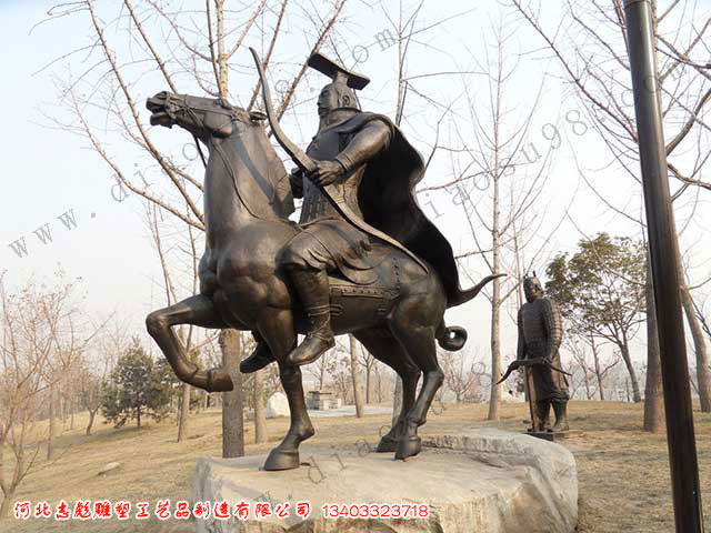 古代帝王雕塑
