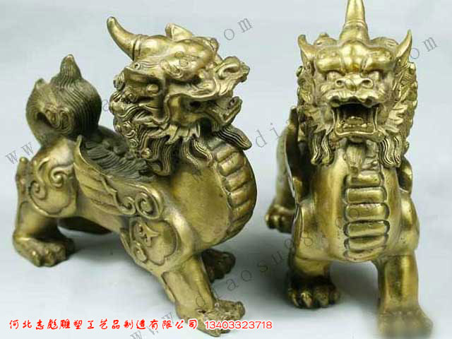 麒麟雕塑工艺品