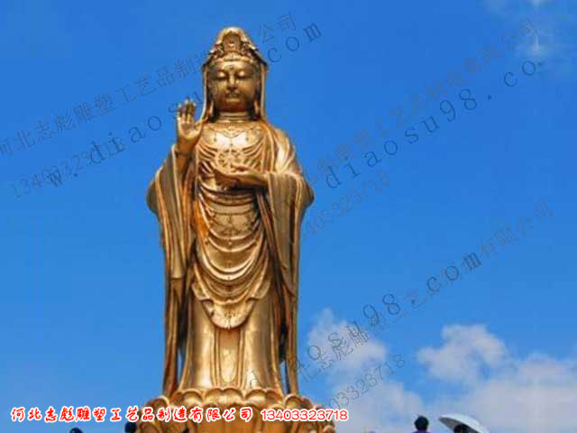 大型观音铜像