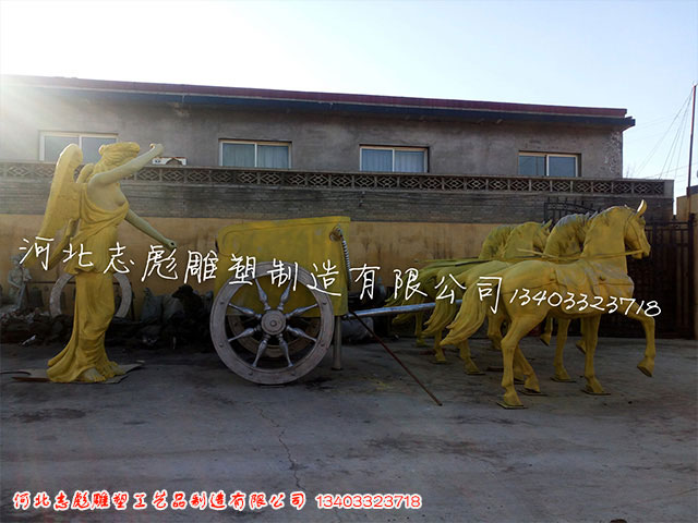 园林雕塑－胜利女神铜像