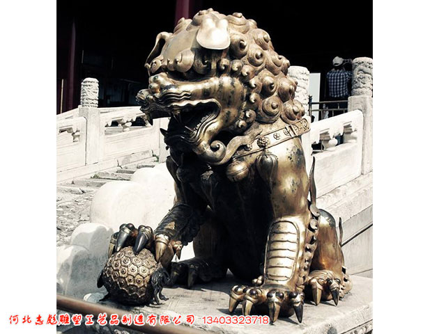 北京故宫狮 