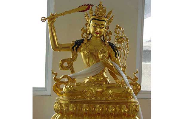 文殊菩萨雕塑