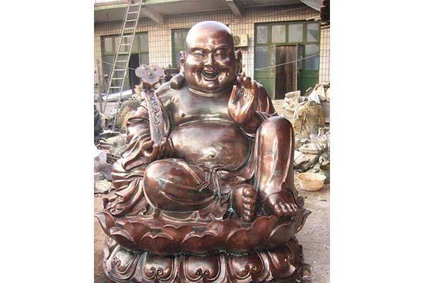 铜弥勒佛雕塑